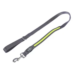 Nomad Tales Spirit USB LED pavadėlis, neoninis geltonas ir pilkas, 120 cm ilgio, 25 mm pločio — 4 nuotrauka
