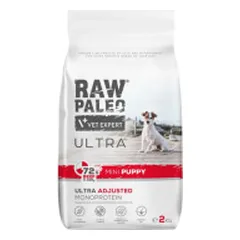 VetExpert Raw Paleo Ultra Mini Puppy sausas pašaras su jautiena šuniukams