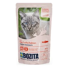 BOZITA Lašišos paplotėliai su padažu (paketėlis) 85g nuotrauka