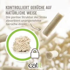Catit Go Natural kraikas katėms su vanilės kvapu, 5,6 kg (2 x 2,8 kg) — 4 nuotrauka