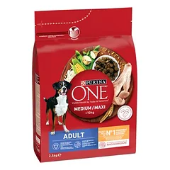 PURINA ONE Medium/Maxi Adult su vištiena, sausas maistas šunims, > 10 kg — 2 nuotrauka