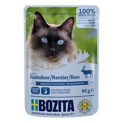 Bozita gabaliukai padaže Pouch, drėgnas maistas katėms, ekonominė pakuotė 24 x 85 g — 4 nuotrauka