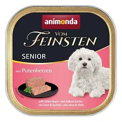 Animonda Vom Feinsten Senior su kalakutų širdimis 150 g