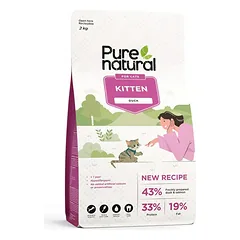 Purenatural maistas kačiukams su antiena, 2 kg