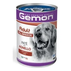 Gemon all breeds adult konservuotas paštetas suaugusiems šunims su ėriena 400g