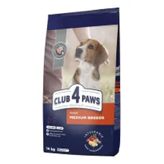 Clubs 4 Paws Premium visavertis sausas pašaras suaugusiems, vidutinių veislių šunims