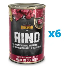BELCANDO Super Premium Jautiena ir bulvės 6x400 g šlapias šunų maistas