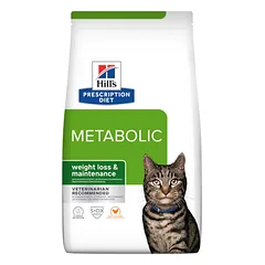 HILL'S Prescription Diet Feline Metabolic 2 x 8 kg dietinis sausas pašaras katėms, skirtas svoriui mažinti