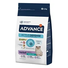 Advance Cat Sterilized Turkey sausas maistas sterilizuotiems katėms su kalakutiena ir miežiais, 0,4 kg