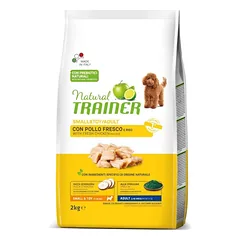 Trainer Natural MINI ADULT Su Vištiena – sausas maistas mažų veislių šunims su vištiena