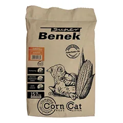 BENEK Super Corn Cat Šviežia žolė 25 l