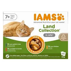IAMS Advanced Nutrition Senior 7+ Land Collection in Gelee