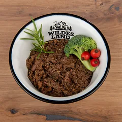 WILDES LAND calf with broccoli konservai suaugusiems šunims su veršiena ir daržovėmis, 400 g — 4 nuotrauka