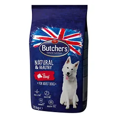 BUTCHER'S Natural&Healthy sausas maistas šunims su jautiena 10 kg