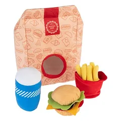 Hundespielzeug Squeaky Burger Menü