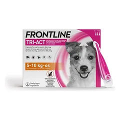 Šunų (5-10 kg) užlašinamasis tirpalas Frontline Tri-Act