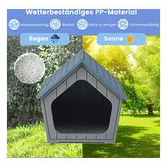 Plastikinė gyvūnų troba 59.5 × 57 × 58 cm — 5 nuotrauka