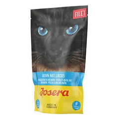 Josera filė su vištiena ir lašiša, drėgnas maistas katėms 70 g — 2 nuotrauka