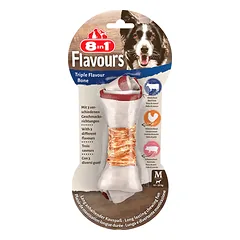 Flavours M trigubo skonio kaulas vidutinių veislių šunims, 1 vnt.