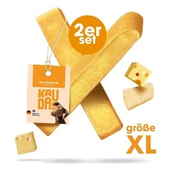 KAUDAS sūrio kramtymo lazdelė šunims - kietas sūris, valanti dantis ir natūrali, Vidutiniams 11–25 kg — 4 nuotrauka