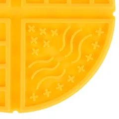 zooplus Exclusive laižymo kilimėlis Waffle šunims ir katėms, Ø 19,5 x H 1 cm — 5 nuotrauka