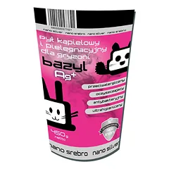 Bazyl Ag+ Bathing and Care Powder dezinfekuojanti priemonė graužikų kraikui, 450 g