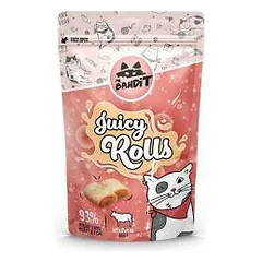Mr. Bandit Juicy Rolls skanėstai katėms su jautiena, 40 g