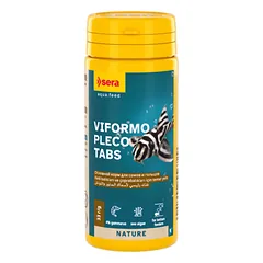 Sera Viformo Pleco Tabs pagrindinis maistas šamams ir dugnežuvėms, 50 ml (33 g)