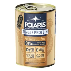 Šunų konservai Polaris Single Protein Paté su vištiena, 400 g.