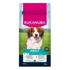Eukanuba Life Care Adult S/M sausas maistas mažų ir vidutinių veislių šunims su ėriena ir ryžiais, 12 kg