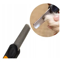 FISKARS nagų dildė šunims ir katėms, profiliuota, saugi, 18,3 cm — 4 nuotrauka
