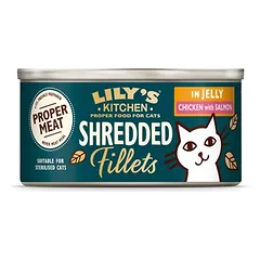Lily's Kitchen Shredded Fillets drėgnas maistas katėms 24 x 70 g — 4 nuotrauka