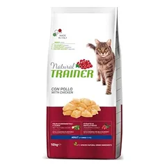 Natural Trainer Adult With Chicken sausas maistas suaugusiems katėms su vištiena, 10 kg