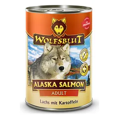 WOLFSBLUT Adult Alaska Salmon konservai šunims su lašiša, 395 g nuotrauka