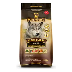 WOLFSBLUT Adult Black Marsh sausas maistas suaugusiems šunims su buivoliena ir batatais 12,5 kg — 2 nuotrauka
