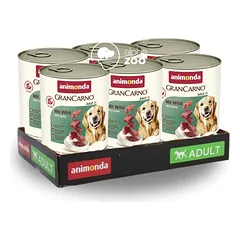 GRANCARNO konservai Adult Šunims Su Žvėriena 800g*6vnt