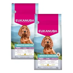 EUKANUBA Special Care Puppies with Sensitive Digestion 2x12 kg maistas šuniukams su jautria virškinimo sistema