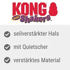KONG Shakers™ Bobz žaislas šunims Giraffe, Vidutiniams 11–25 kg — 2 nuotrauka