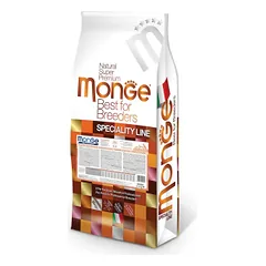 Monge Best For Breeders Dog All Breeds Puppy & Junior sausas maistas šuniukams su lašiša ir ryžiais, 15 kg