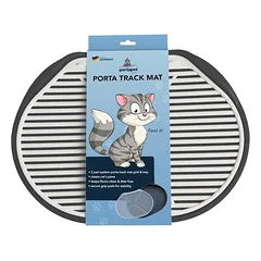 Katzentoilettenvorleger Soft Touch Track Matt, Katzentoilettenvorleger Soft Touch Track Matt silber — 3 nuotrauka