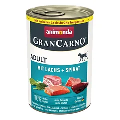 ANIMONDA GranCarno Adult lašiša ir špinatai 400g