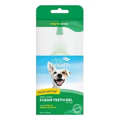 TropiClean Fresh Breath Clean Teeth Zahnpflege-Gel für Hunde