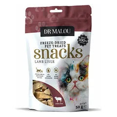 Dr Malou Cat liofilizuotos ėrienos kepenėlės, skanėstai katėms 50 g — 3 nuotrauka