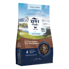 Ziwi Peak Steam&Dried Cat Beef with Southern Blue Whiting sausas pašaras katėms 2,2 kg