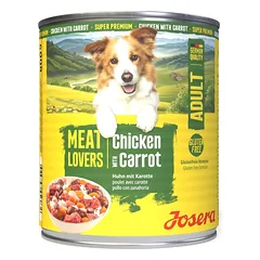 JOSERA Meat Lovers Menu Chicken and Carrot 800 g vištiena ir morkos, šlapias šunų maistas