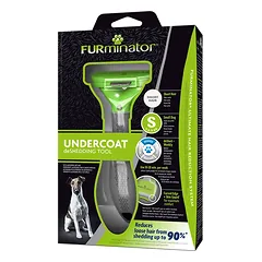 FURminator deShedding šukos trumpaplakiams šunims S