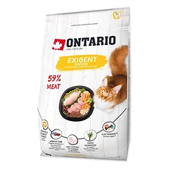 Ontario visavertis pašaras suaugusioms katėms Cat Exigent, 0,4 kg — 2 nuotrauka