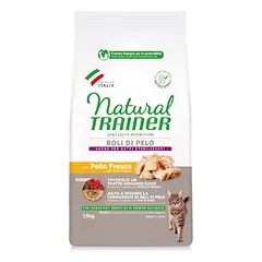 Natural Trainer Hairball su vištiena, sausas maistas katėms — 2 nuotrauka