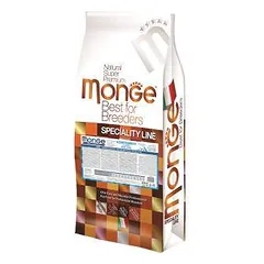 Monge Best For Breeders Dog Speciality Light sausas maistas šunims su lašiša ir ryžiais, 15 kg