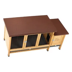 Ferplast lauko aptvaras triušiams Ranch XXL, L 153 x B 68 x H 79 cm (2 pakuotės) — 3 nuotrauka